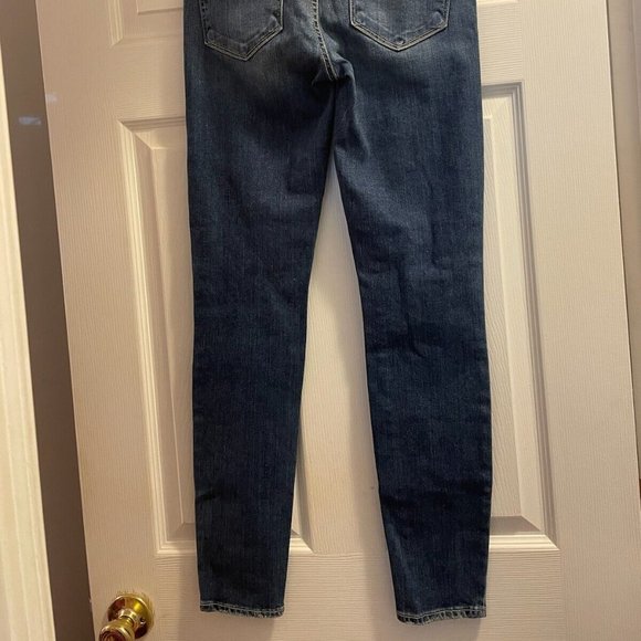 Paige Verdugo Embellished Jeweled Rhinestone Mid Rise Skinny Jean 27 - Picture 10 of 10